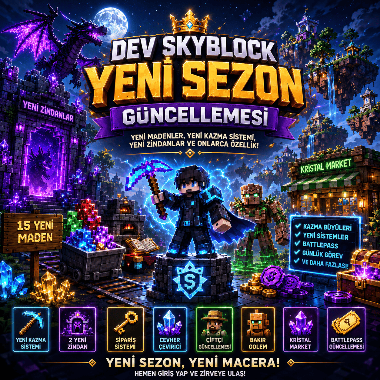 SKYBLOCK YENİ SEZON [1.21.11]